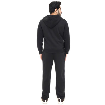 Men’s Classic Black Hoodie Tracksuit Set